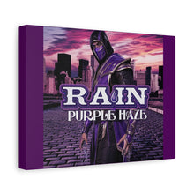 Load image into Gallery viewer, Rain “Purple Haze” Canvas Wall Art | Mortal Kombat Inspired | Hip Hop Album Style | Gaming Room Decor