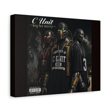 Load image into Gallery viewer, C-Unit “Beg for Mercy” Canvas Wall Art | Mortal Kombat Inspired | Hip Hop Album Style | Cyborg Gaming Decor