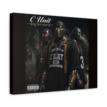 Load image into Gallery viewer, C-Unit “Beg for Mercy” Canvas Wall Art | Mortal Kombat Inspired | Hip Hop Album Style | Cyborg Gaming Decor