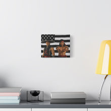 Load image into Gallery viewer, Shaolin Monks Hip Hop Canvas Wall Art – Kung Lao &amp; Liu Kang Inspired | Mortal Kombat Decor | Gaming Room Wall Art