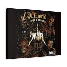 Load image into Gallery viewer, “The Art of War” Outworld Legends Canvas Wall Art | Mortal Kombat Inspired | Hip Hop Album Style | Dark Fantasy Gaming Decor